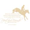 WANDKINGS Wall Decal – “If Man Has Ever Made a Great Conquest, It Is That He Has Made the Horse His Friend” (Conte de Buffon) – 100 x 70 cm – Beige view 3