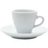 Gastro Spirit 12-Piece Espresso Cup and Saucer Set, White, 90 ml Porcelain view 3