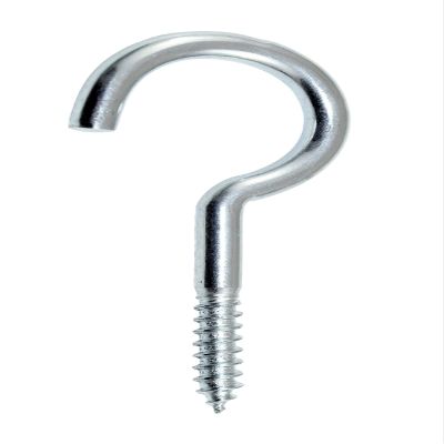 SN-TEC Clothesline Hook/Screw Hook/Ceiling Hook 120 mm, Long Version, Galvanized (10 Pieces)