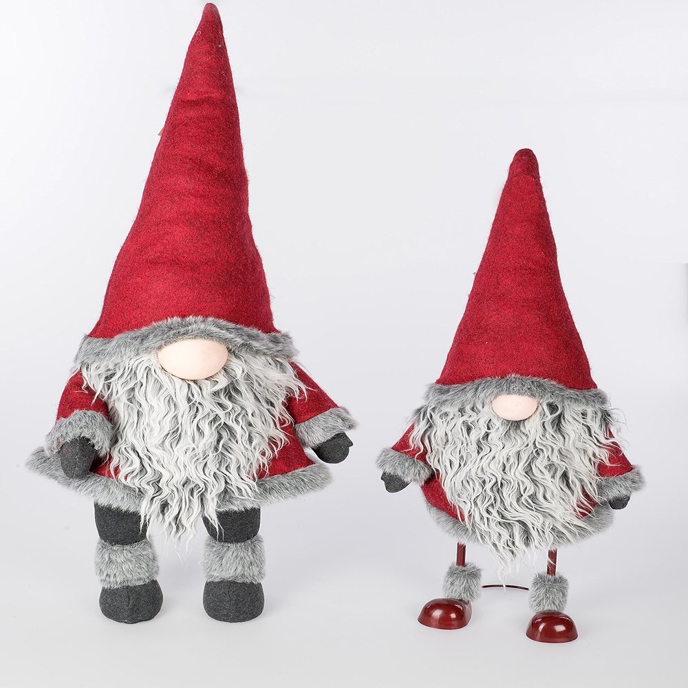 Formano Gnome, 84 cm, Textile, Red/Gray, 528339, Left Image