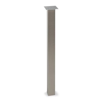 SOTECH 1-Piece Square Table Leg, 100 x 100 mm, 1100 mm High, Anodized