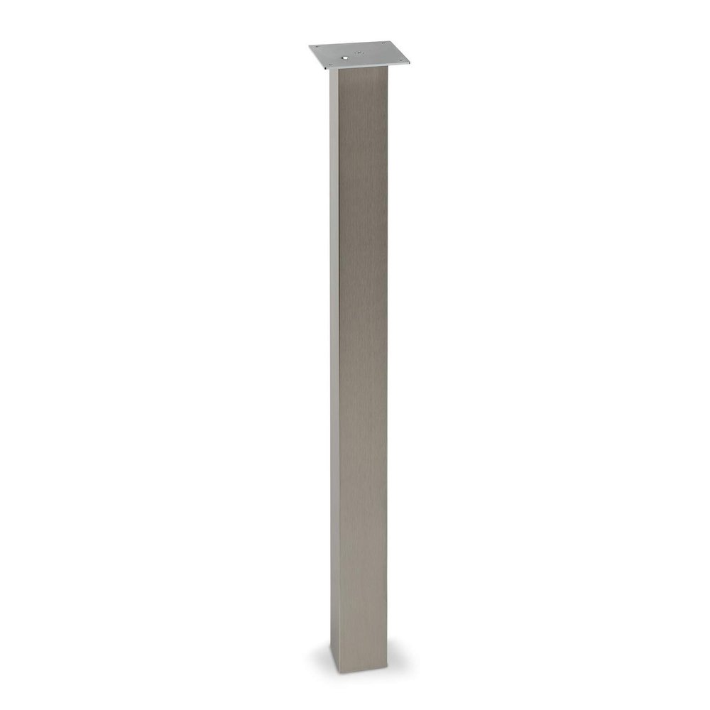 SOTECH 1-Piece Square Table Leg, 100 x 100 mm, 1100 mm High, Anodized