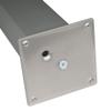 SOTECH 1-Piece Square Table Leg, 100 x 100 mm, 1100 mm High, Anodized view 2