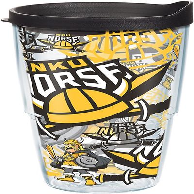 Tervis 1272306 Northern Kentucky Norse All Over Tumbler with Wrap and Black Lid, Tritan, Clear