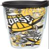 Tervis 1272306 Northern Kentucky Norse All Over Tumbler with Wrap and Black Lid, Tritan, Clear view 1