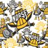 Tervis 1272306 Northern Kentucky Norse All Over Tumbler with Wrap and Black Lid, Tritan, Clear view 2