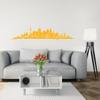 WANDKINGS Wall Decal – Frankfurt Skyline (without River) – 140 x 31 cm – Pastel Orange – Choose from 6 Sizes & 35 Colors view 2