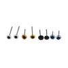 200 Mini Glass Eyes, 5 mm, Black/Blue/Amber/Clear view 2