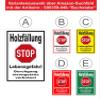 Melis-Folienwerkstatt Stop – Tree Felling – Danger to Life Sign, 15 x 10 cm, 3 mm Aluminum Composite, Multiple Sizes/Materials view 3