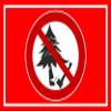 Melis-Folienwerkstatt Tree Felling Prohibited Sign, 30 x 20 cm, 3 mm Rigid Foam Board, Multiple Sizes/Materials, with Drill Holes view 1