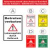 Melis-Folienwerkstatt Danger from Falling Branches Sign, 15 x 10 cm, 3 mm Rigid Foam, Multiple Sizes/Materials, with Drilled Holes view 3