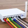 HB Digital Cat 6 Ethernet Cable, 90° Angled RJ45 Plug, 3 m, Yellow view 3