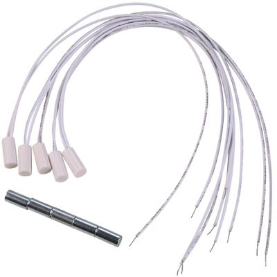UHPPOTE Concealed-Mount Magnetic Wired Door and Window Sensor, 5-Pack