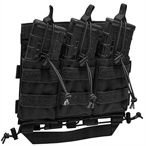 Tasmanian Tiger Carrier Mag Panel M4, Black, L-XL