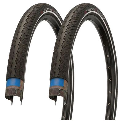 Kujo 2-Pack 26-Inch Bike Tires with 2.5 mm Kevlar Puncture Protection, 26 x 1.75 Inch