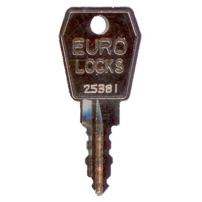 EuroLocks Replacement Key 26001–26500 for Mailbox, Universal and Cabinet Locks, etc. – Code 26119