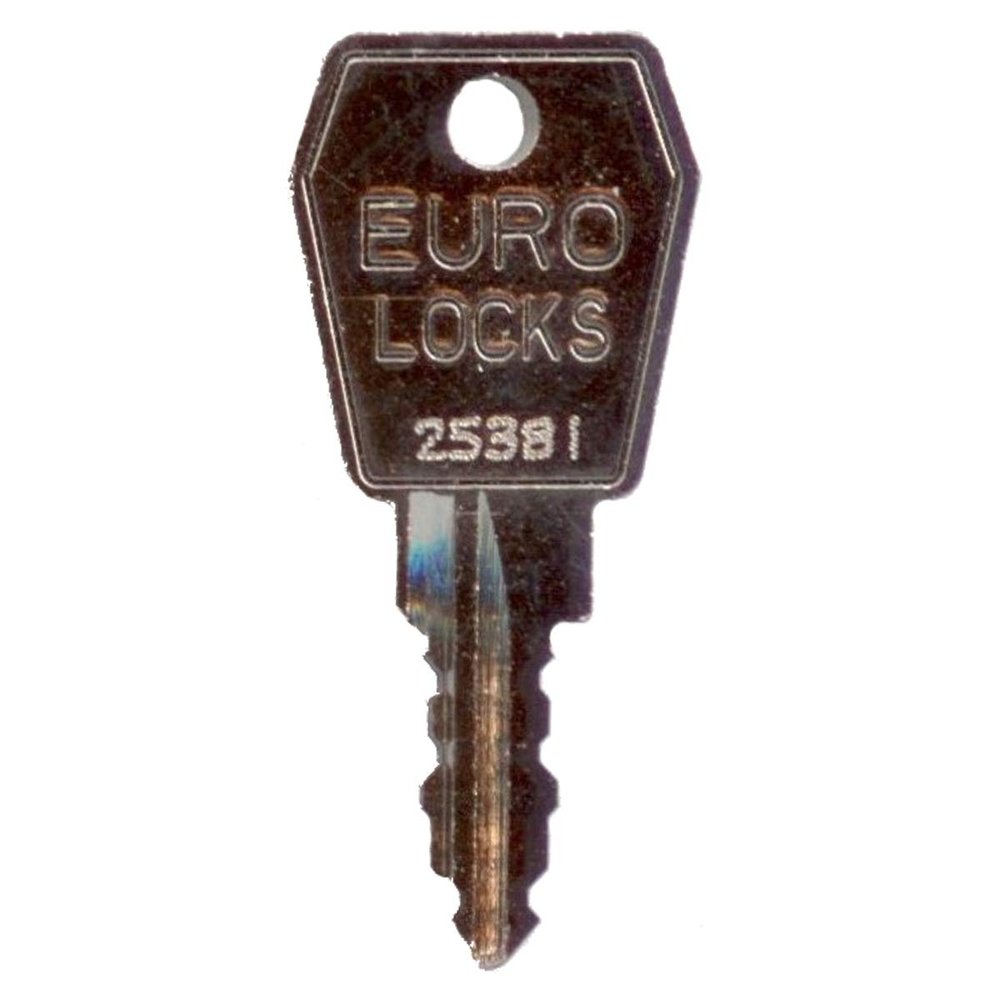 EuroLocks Replacement Key 26001–26500 for Mailbox, Universal and Cabinet Locks, Code 26458