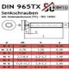 SC-Normteile Countersunk TX Screws M8x20, A2 Stainless Steel, 100-Pack view 4