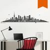 WANDKINGS Wall Decal – Munich Skyline (Without River) – 160 x 39 cm – Orange – 6 Sizes & 35 Colors view 1