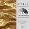 Elrene Athena Faux Silk Crinkle Curtain Set with Valance, 52 x 108 in, Gold view 4