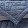 YANGYAYA Solid-Color Plush Sofa Cover, Waterproof, Non-Slip, Thickened, Blue, 110 x 160 cm (43 x 63 in), 1-Piece view 3