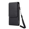 DFV mobile Magnetic Synthetic Leather Card Holder Case with 360° Rotating Belt Clip for Philips S399 (2014) - Black view 2
