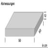 designgrab SchlL001 Silesian Granite Grave Slab 50 x 50 x 12 cm, Personalized view 2