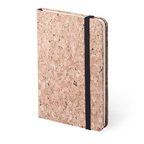 Notepad, 100% Natural Cork, 80 Sheets, Handmade Kraft Paper, 20 Pieces