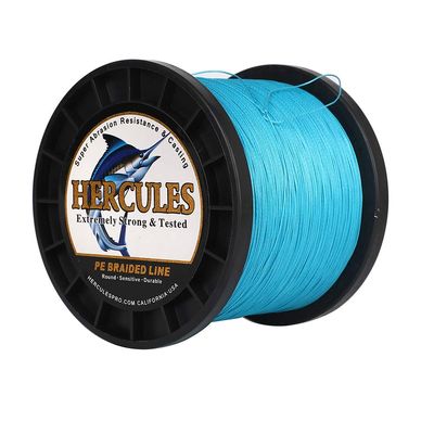 HERCULES Super Cast 100m–2000m Yards Braided Fishing Line, 10lb–300lb Test, for Saltwater and Freshwater, PE 8-Strand Superline