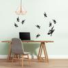 WANDKINGS Wall Decal - Gecko Family with 9 Geckos - 40 x 28 cm - Black view 2
