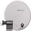 DUR-line MDA 80 Light Gray Digital 6-User Satellite Dish System with UK 104 Unicable LNB view 1