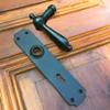 Antikas BB72 Antique Interior Door Hardware Set, Powder-Coated view 2