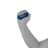 AFH Webshop Silicone Hand and Finger Trainer | EasyFlex Premium Quality | Ergonomic Finger Trainer Ring | Grip Strength Trainer (Length: 8 cm, Blue | Light-Medium) view 2