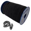 8 mm Bungee Cord, 20 m, with 10 Easyfix Hooks, Black view 1
