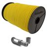 Seilwelt 6 mm Elastic Cord, 20 m, with 30 Plastic Carabiners, Yellow view 1