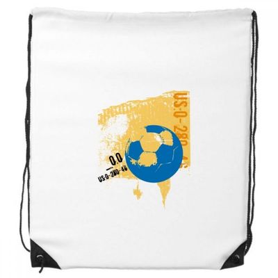 DIYthinker Soccer Ball Sports Drawstring Backpack