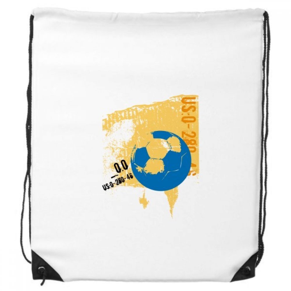 DIYthinker Soccer Ball Sports Drawstring Backpack