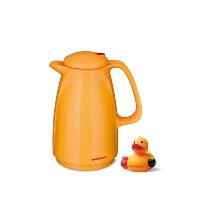 ROTPUNKT 225 Bella Insulated Carafe, 0.5 L | Two-Function Twist Closure | BPA-Free | Made in Germany | Hot & Cold Retention | Glass Insert (rubberduck)