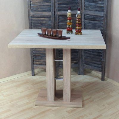 moebel direkt online Kairo Pedestal Table, Sonoma Oak