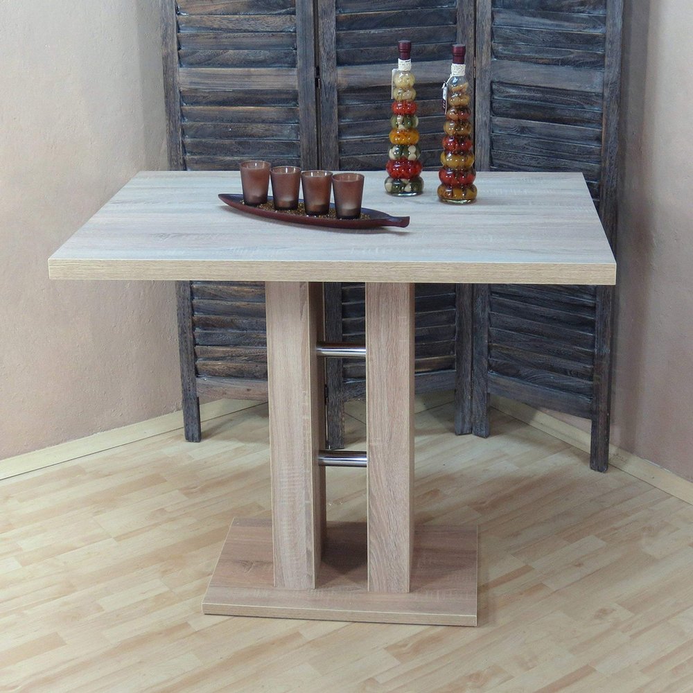 moebel direkt online Kairo Pedestal Table, Sonoma Oak