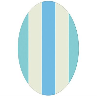 Light Blue Fine-Stripe “Elegance” Nonwoven Wallpaper