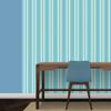Light Blue Fine-Stripe “Elegance” Nonwoven Wallpaper view 2