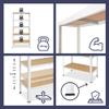 shelfplaza Home 200 x 80 x 60 cm Heavy-Duty Shelving Unit, White, 6 Shelves, 145 kg Each view 3