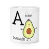 Letter A Is for Avocado Makeup Brush and Pencil Holder view 1