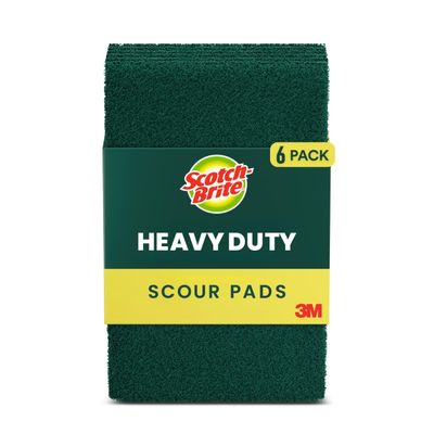 Scotch-Brite Heavy Duty Scouring Pads for Kitchen and Dish Cleaning, 30 Count