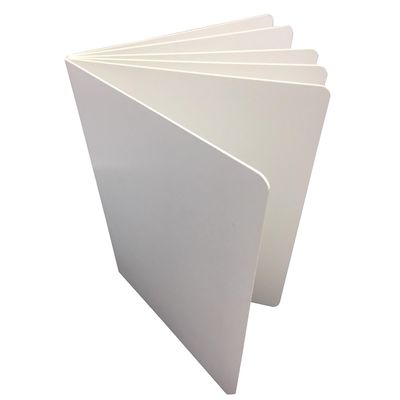 White Hardcover Blank Book, 6 x 8 in