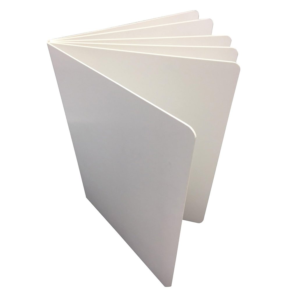 White Hardcover Blank Book, 6 x 8 in