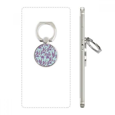DIYthinker Lavender Flower Painting Phone Ring Stand Holder for Universal Smartphones