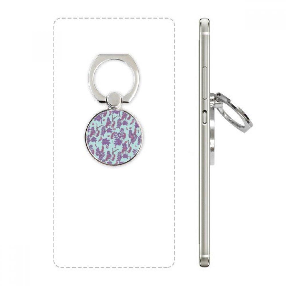 DIYthinker Lavender Flower Painting Phone Ring Stand Holder for Universal Smartphones