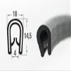 SMI KS1-4S-POM Edge Guard Profile, 1–4 mm, Black PVC, 100 m view 2